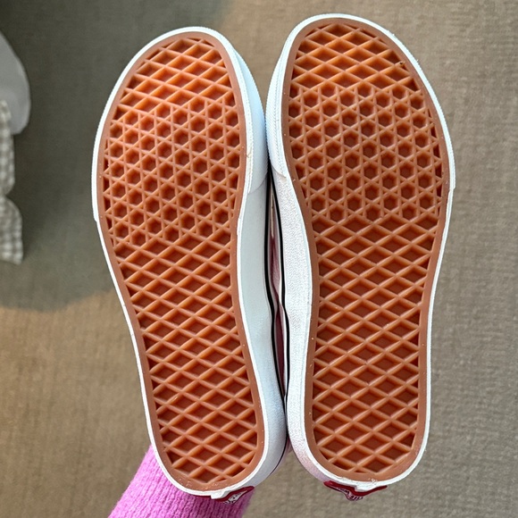 Vans women’s  Light Pink Slip-On Sneakers - Picture 3 of 4